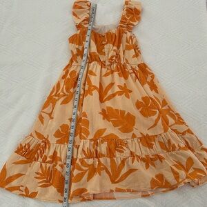 Orange sundress